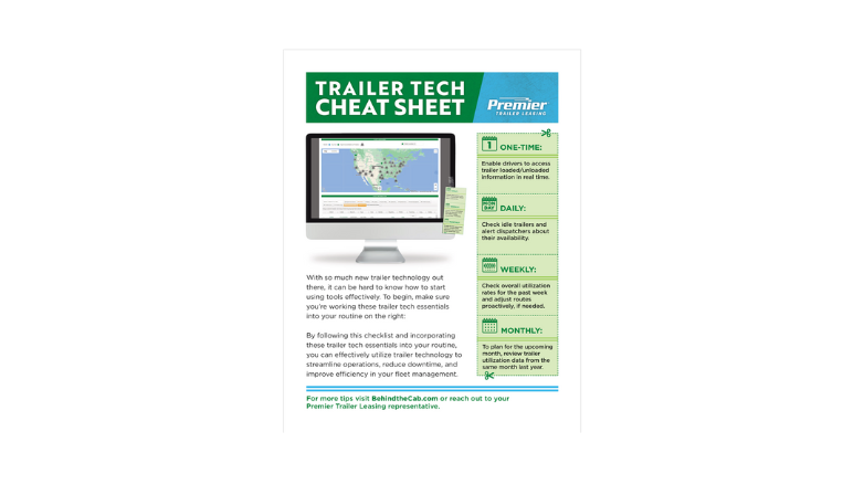 Trailer Trucking Terminology | Premier Trailer Leasing